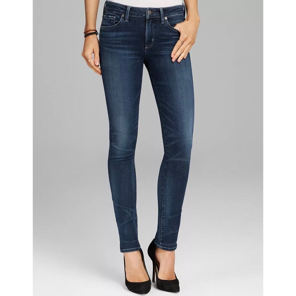 Citizens of Humanity Arielle Mid Rise Slim Straight Jeans, Size 26